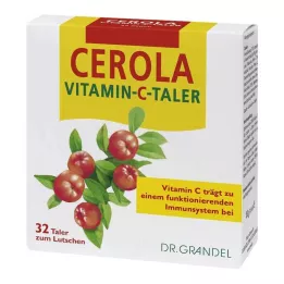 CEROLA Vitamin C Taler Grandel, 32 kos