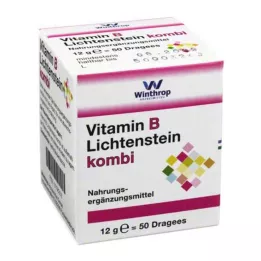 VITAMIN B LICHTENSTEIN Kombinirani dražeji, 50 kos
