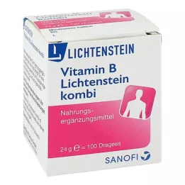 VITAMIN B LICHTENSTEIN Kombinirani dražeji, 100 kos