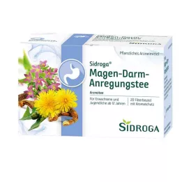 SIDROGA Filter vrečke čaja za stimulacijo prebavil, 20X2,0 g