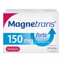 MAGNETRANS forte 150 mg trde kapsule, 50 kos