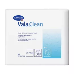 VALACLEAN Eko robčki za enkratno uporabo 35x40 cm, 30 kos