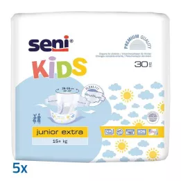 SENI Inkontinenčne hlače Kids Junior extra 16-30 kg, 5x30 kosov
