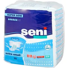 SUPER SENI Plus inkontinenčne hlače nočne f.E.Gr.0 XS, 12X10 kos