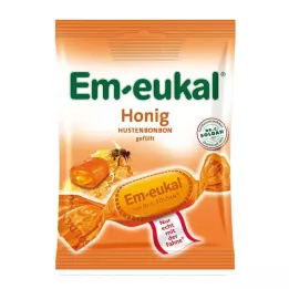 EM-EUKAL Medeni bonboni polnjeni s sladkorjem, 75 g