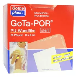 GOTA-POR PU Film za rane 10x6 cm sterilni obliž, 50 kom