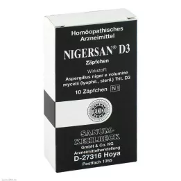 NIGERSAN D 3 svečke, 10 kos