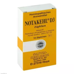 NOTAKEHL D 3 svečke, 10 kos