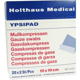 MULLKOMPRESSEN Ypsipad 10x10 cm sterilni 8-slojni, 25X2 kos