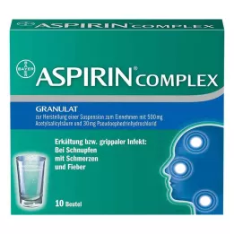 ASPIRIN COMPLEX Btl.m.Gran.z.Herst.e.Susp.z.Einn., 10 kos