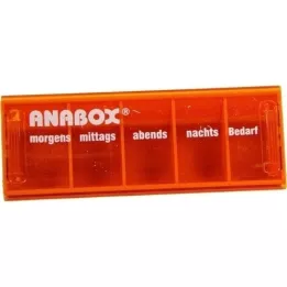 ANABOX Dnevna škatla oranžna, 1 kos