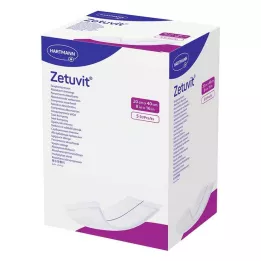 ZETUVIT Vpojne komprese sterilne 20x40 cm, 5 kom
