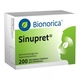 SINUPRET obložene tablete, 200 kom