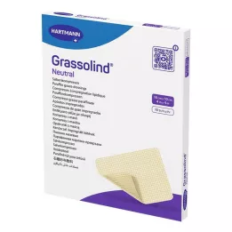 GRASSOLIND Mazilne komprese 10x10 cm sterilne, 10 kosov