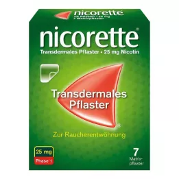NICORETTE TX Obliž 25 mg, 7 kos