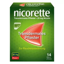 NICORETTE TX Obliž 25 mg, 14 kos