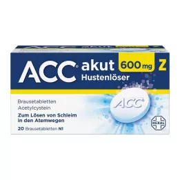 ACC akut 600 Z šumeče tablete proti kašlju, 20 kom