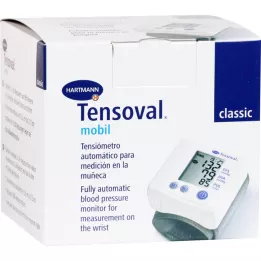 TENSOVAL mobilni klasični merilnik krvnega tlaka za zapestje, 1 kos