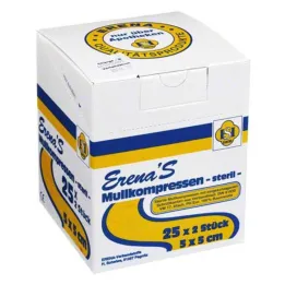 Sterilna kompresa iz gaze Erena 5x5cm, 25x2 kos