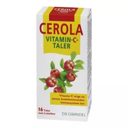 CEROLA Vitamin C Taler Grandel, 16 kos