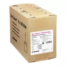 URO TAINER Raztopina klorheksidina, 10X100 ml