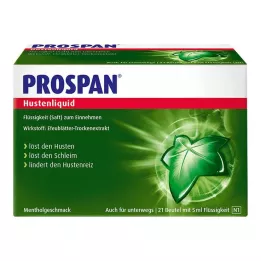 PROSPAN Tekočina proti kašlju v vrečkah 21 kos, 21X5 ml