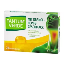 TANTUM VERDE 3 mg pastile z okusom pomaranče-medu, 20 kos