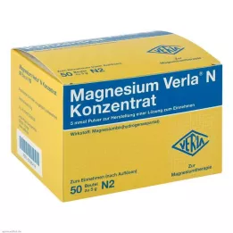 MAGNESIUM VERLA N koncentrat prašek za peroralno uporabo, 50 kos