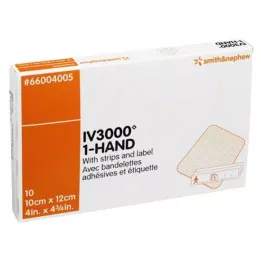 OPSITE IV 3000 10x12 cm prozorna fiksacija kanile, 10 kos
