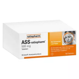 ASS-ratiopharm 500 mg tablete, 100 kom