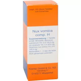 NUX VOMICA COMP.H tablete, 100 kos