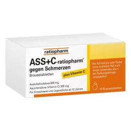 ASS + C-ratiopharm proti bolečinam šumeče tablete, 10 kom