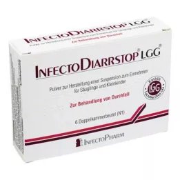 INFECTODIARRSTOP LGG Prašek za pripravo suspenzije za peroralno uporabo, 6 kos