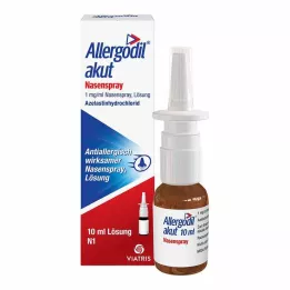 ALLERGODIL akutno pršilo za nos, 10 ml