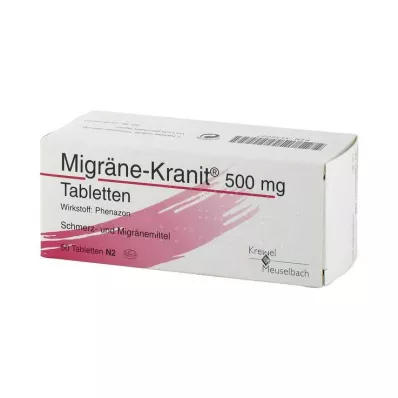 MIGRÄNE KRANIT 500 mg tablete, 50 kom MIGRÄNE KRANIT 500 mg tablete, 50 kom