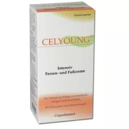 CELYOUNG Intenzivna krema za pete in stopala, 100 ml
