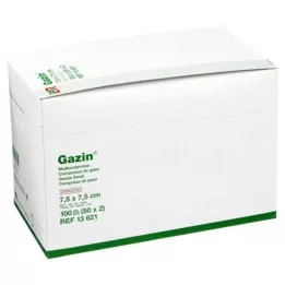 GAZIN Gaza komp.7,5x7,5 cm sterilna 8-slojna, 50X2 kos