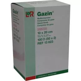 GAZIN Gaza komp.10x20 cm sterilna 8-slojna, 50X2 kos