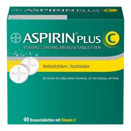 ASPIRIN plus C šumeče tablete, 40 kom