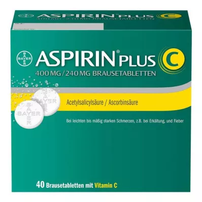 ASPIRIN plus C šumeče tablete, 40 kom ASPIRIN plus C šumeče tablete, 40 kom