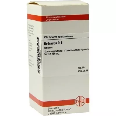 HYDRASTIS D 4 tablete, 200 kos