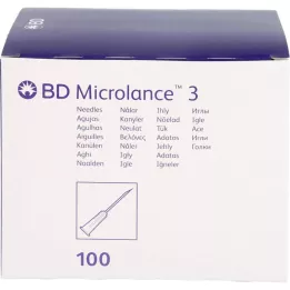 BD MICROLANCE Kanila 24 G 1 0,55x25 mm, 100 kos