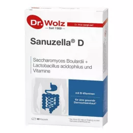 SANUZELLA D celulozne kapsule, 60 kos