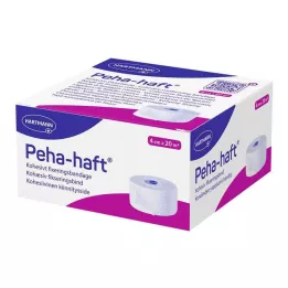 PEHA-HAFT Fiksni povoj brez lateksa 4 cm x 20 m, 1 kos