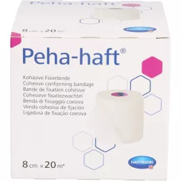 PEHA-HAFT Fiksni povoj brez lateksa 8 cmx20 m, 1 kos