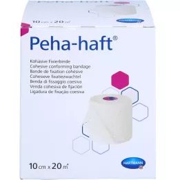 PEHA-HAFT Fiksni povoj brez lateksa 10 cmx20 m, 1 kos