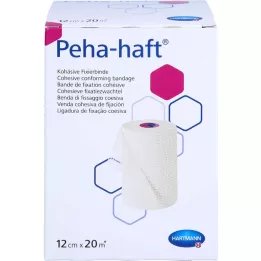 PEHA-HAFT Fiksni povoj brez lateksa 12 cmx20 m, 1 kos