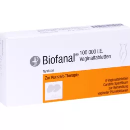BIOFANAL Vaginalne tablete, 6 kos