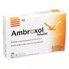 AMBROXOL Inhalacijska raztopina za nebulator, 50X2 ml
