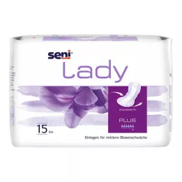 SENI Lady Incontinence Pad plus, 15 kos